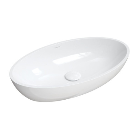 Umywalka Nablatowa Siena Biały 60x35 SIENALUNBP Omnires