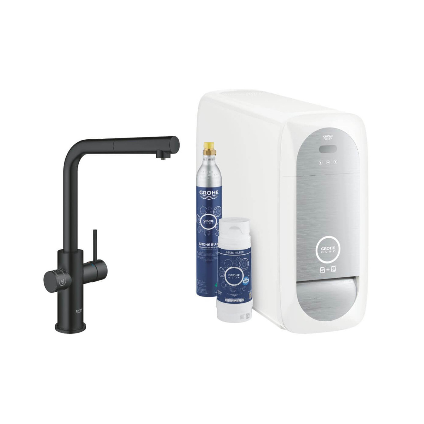 Zestaw Startowy Z Wyciąganą Wylewką W Kształcie L Grohe Blue Home 31539KS0 Grohe Zestaw Startowy Z Wyciąganą Wylewką W Kształcie L Grohe Blue Home 31539KS0 Grohe