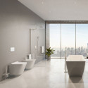 Zestaw WC Fontana Biały 48,5x34,5 FONTANAMWBP Omnires Zestaw WC Fontana Biały 48,5x34,5 FONTANAMWBP Omnires