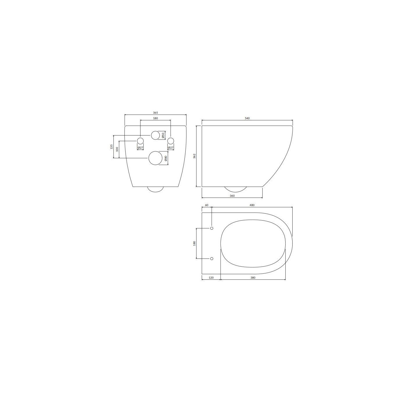 Zestaw WC Ottawa Comfort Biały Mat 54x36,5 OTTAWACMWBM Omnires Zestaw WC Ottawa Comfort Biały Mat 54x36,5 OTTAWACMWBM Omnires