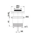 Korek Klik-Klak Chrom A47CR Omnires Korek Klik-Klak Chrom A47CR Omnires