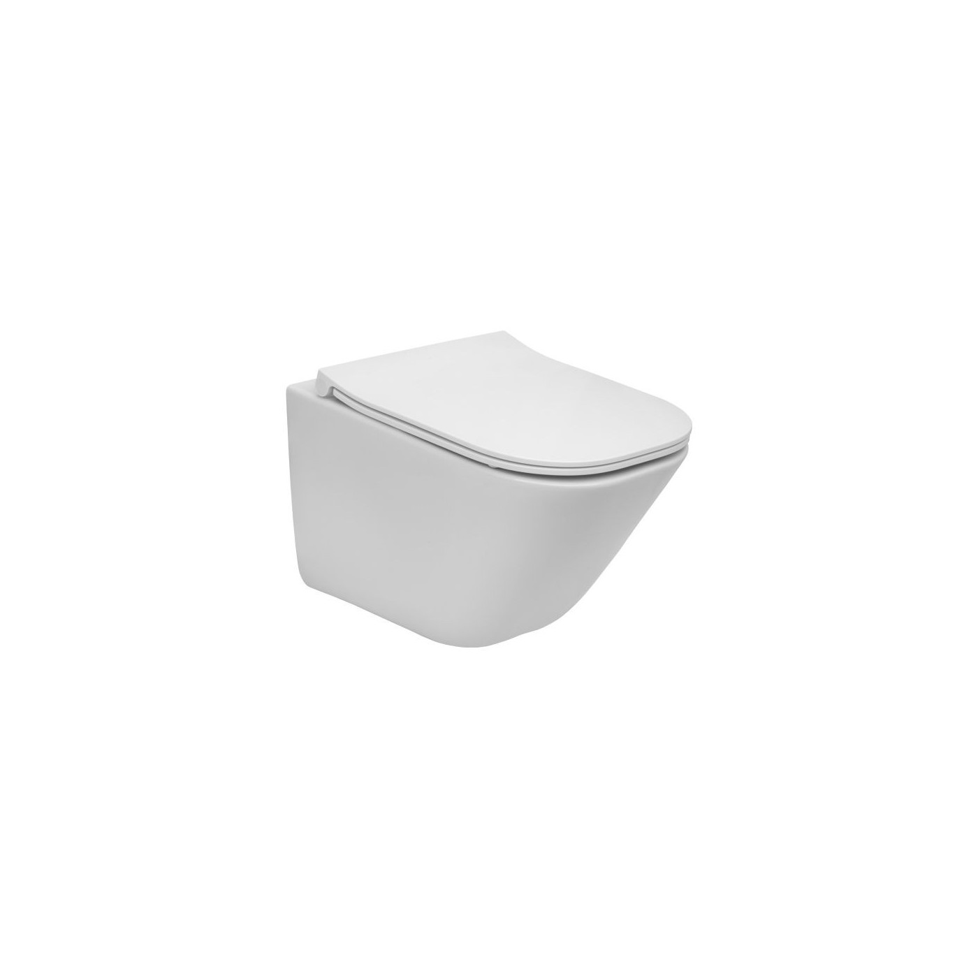 Miska WC Rimless Square Compacto Z Deską Wolnoopadającą Slim A34H473000 Roca Miska WC Rimless Square Compacto Z Deską Wolnoopadającą Slim A34H473000 Roca