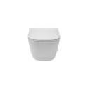 Miska WC Rimless Square Compacto Z Deską Wolnoopadającą Slim A34H473000 Roca Miska WC Rimless Square Compacto Z Deską Wolnoopadającą Slim A34H473000 Roca
