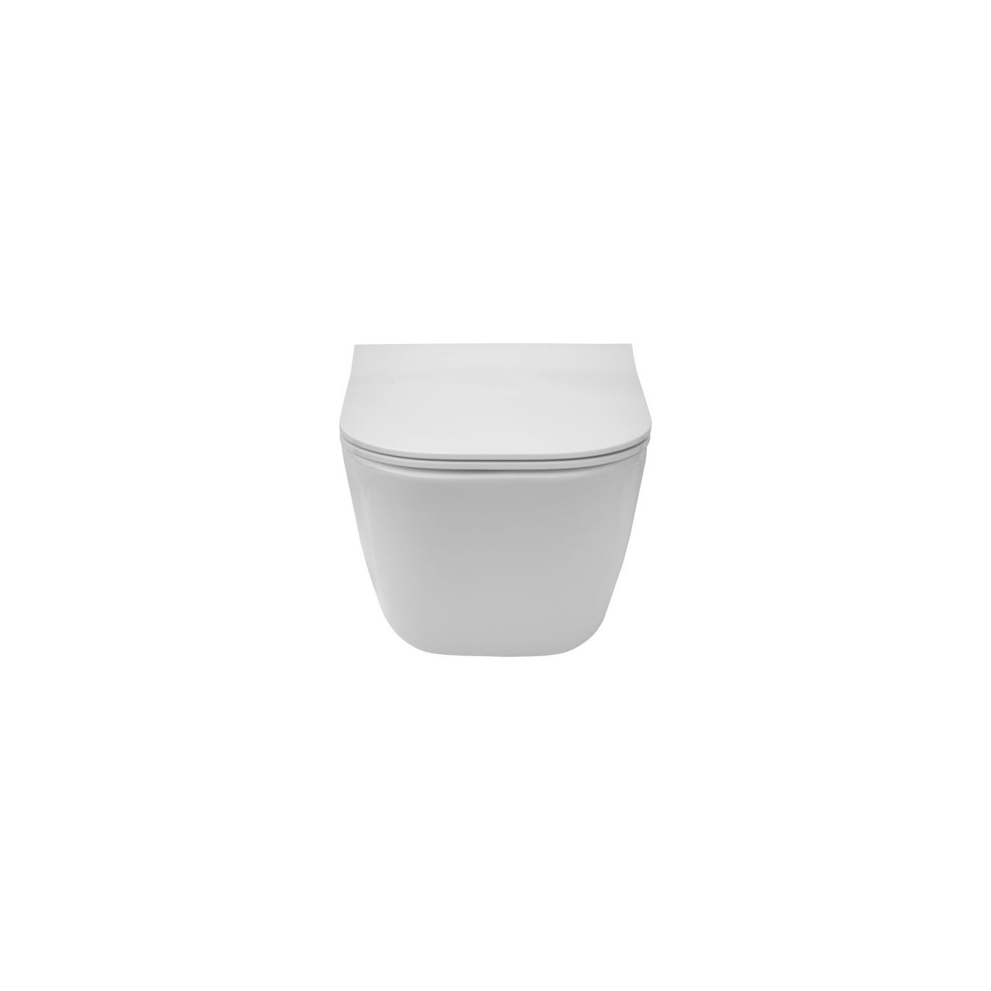 Miska WC Rimless Square Compacto Z Deską Wolnoopadającą Slim A34H473000 Roca Miska WC Rimless Square Compacto Z Deską Wolnoopadającą Slim A34H473000 Roca