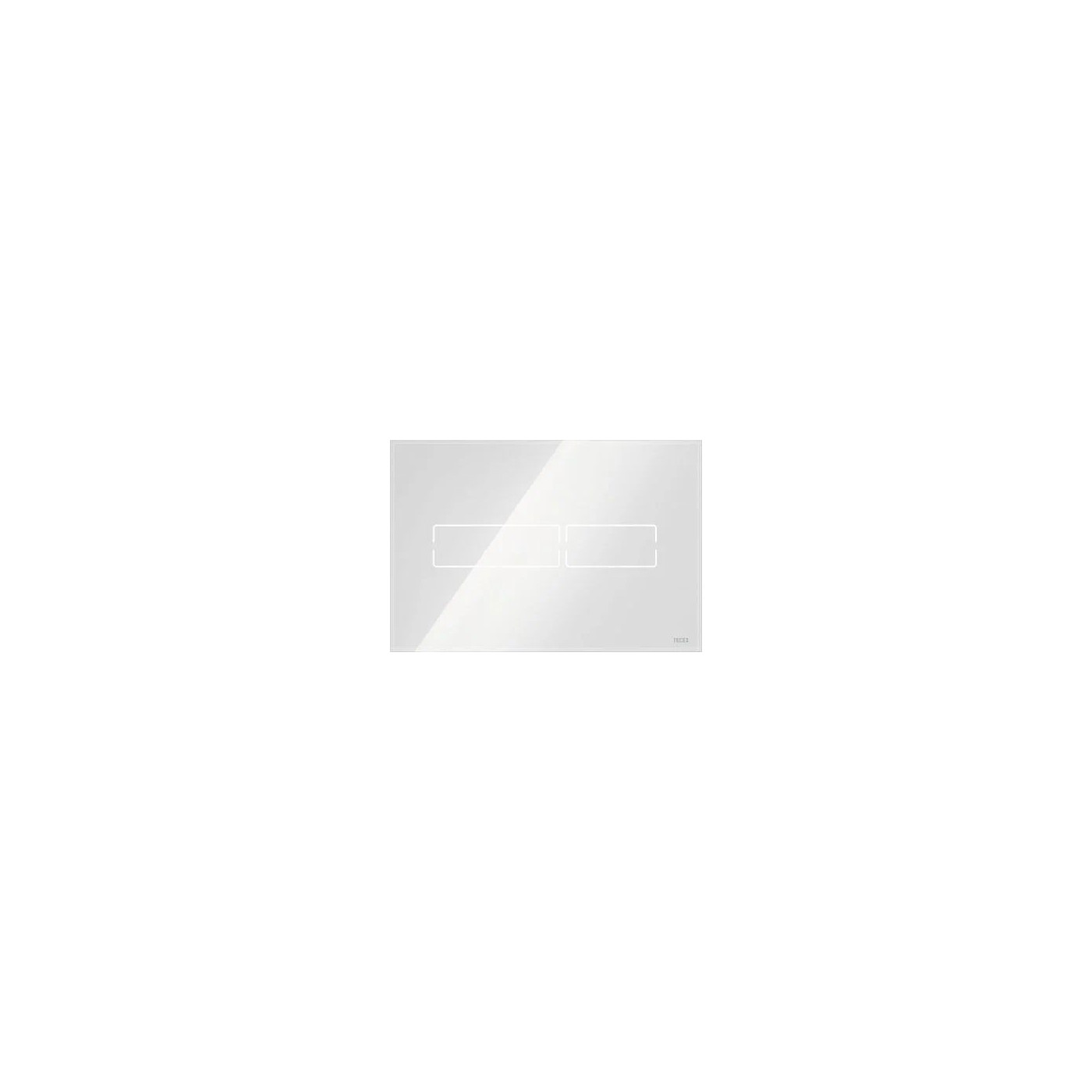 Przycisk Spłukujący Lux Mini Szkło Białe Połysk 9240960 Tece Przycisk Spłukujący Lux Mini Szkło Białe Połysk 9240960 Tece