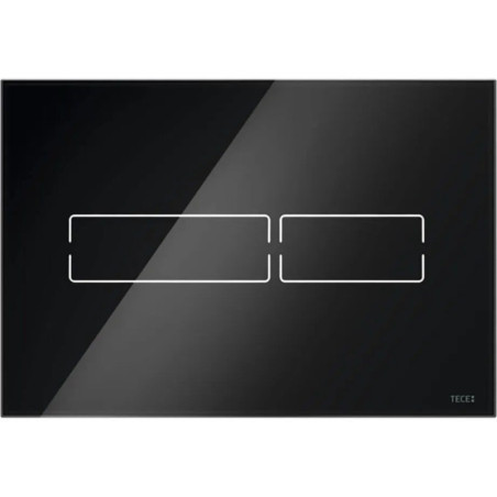 Przycisk Spłukujący Lux Mini Szkło Czarne Połysk 9240961 Tece