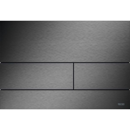 Przycisk Spłukujący Square II Anti-Fingerprint Czarny Chrom Szczotkowany 9240846 Tece