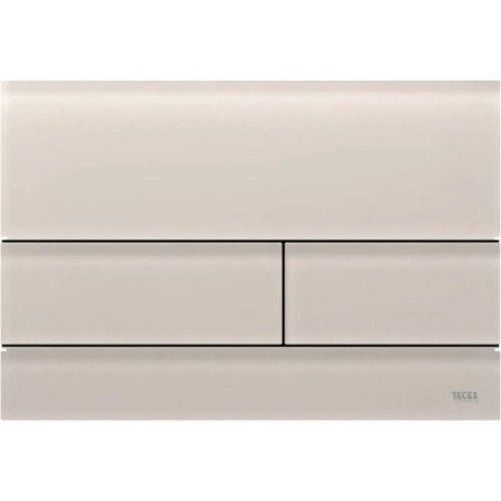 Przycisk Spłukujący Square II Szkło Piaskowy Beż Satynowy 9240827 Tece