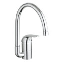 Jednouchwytowa Bateria Zlewozmywakowa Euroeco Chrom 32752000 Grohe Jednouchwytowa Bateria Zlewozmywakowa Euroeco Chrom 32752000 Grohe