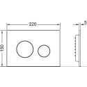 Przycisk Spłukujący Loop Nikiel Metaliczny 9240935 Tece Przycisk Spłukujący Loop Nikiel Metaliczny 9240935 Tece