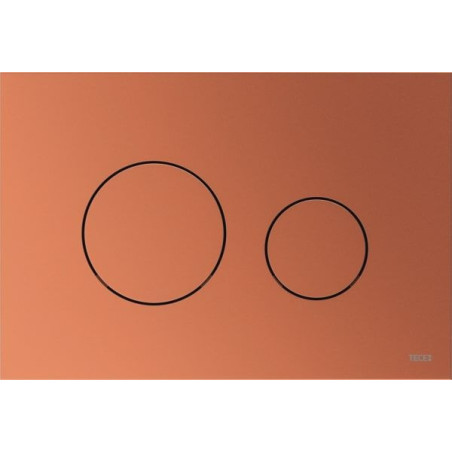 Przycisk Spłukujący Loop Czerwony Brąz Metaliczny 9240937 Tece