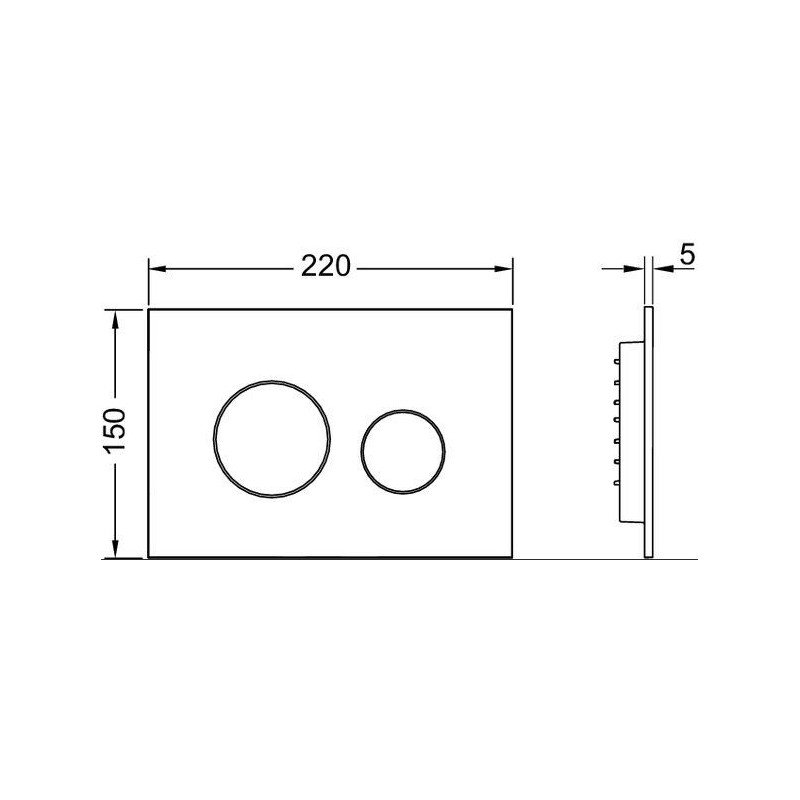 Przycisk Spłukujący Loop Czerwony Brąz Metaliczny 9240937 Tece Przycisk Spłukujący Loop Czerwony Brąz Metaliczny 9240937 Tece