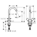 2-Uchwytowa Bateria Kuchenna Logis Chrom 71280000 Hansgrohe 2-Uchwytowa Bateria Kuchenna Logis Chrom 71280000 Hansgrohe