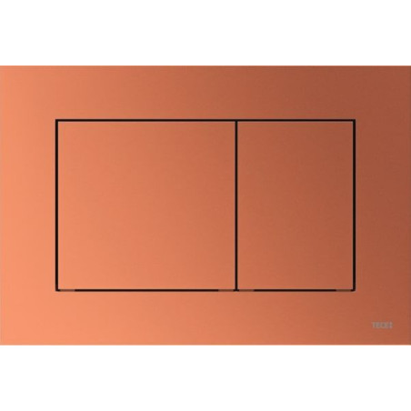 Przycisk Spłukujący Now Czerwony Brąz Metaliczny 9240422 Tece