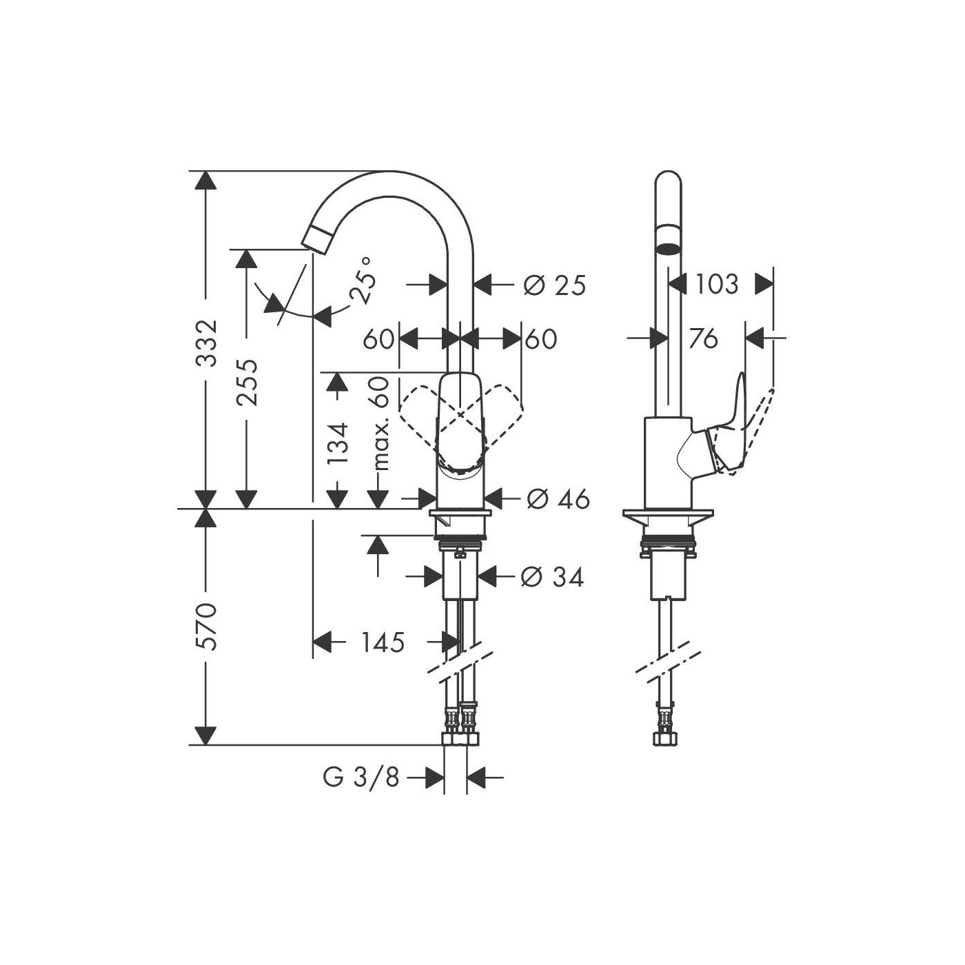 Jednouchwytowa Bateria Kuchenna Logis Chrom 71835000 Hansgrohe Jednouchwytowa Bateria Kuchenna Logis Chrom 71835000 Hansgrohe