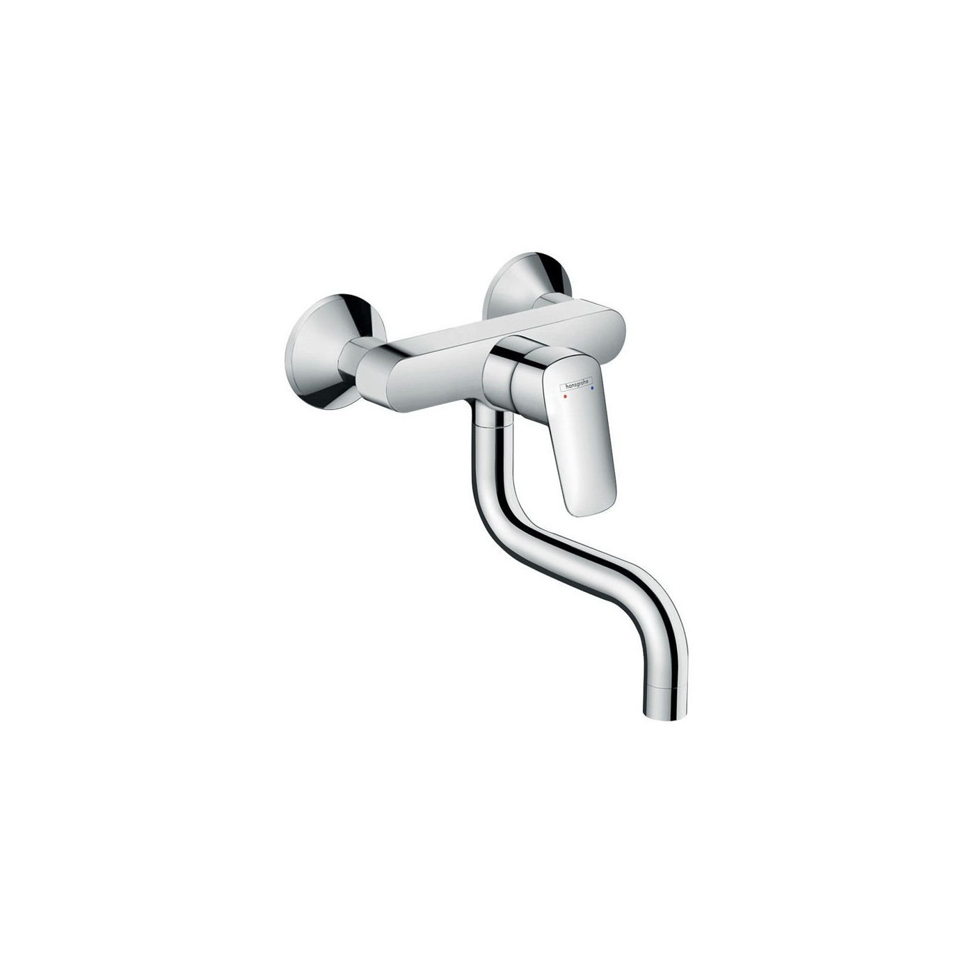 Jednouchwytowa Bateria Kuchenna Ścienna Z Dolną Wylewką Logis Chrom 71836000 Hansgrohe Jednouchwytowa Bateria Kuchenna Ścienna Z Dolną Wylewką Logis Chrom 71836000 Hansgrohe