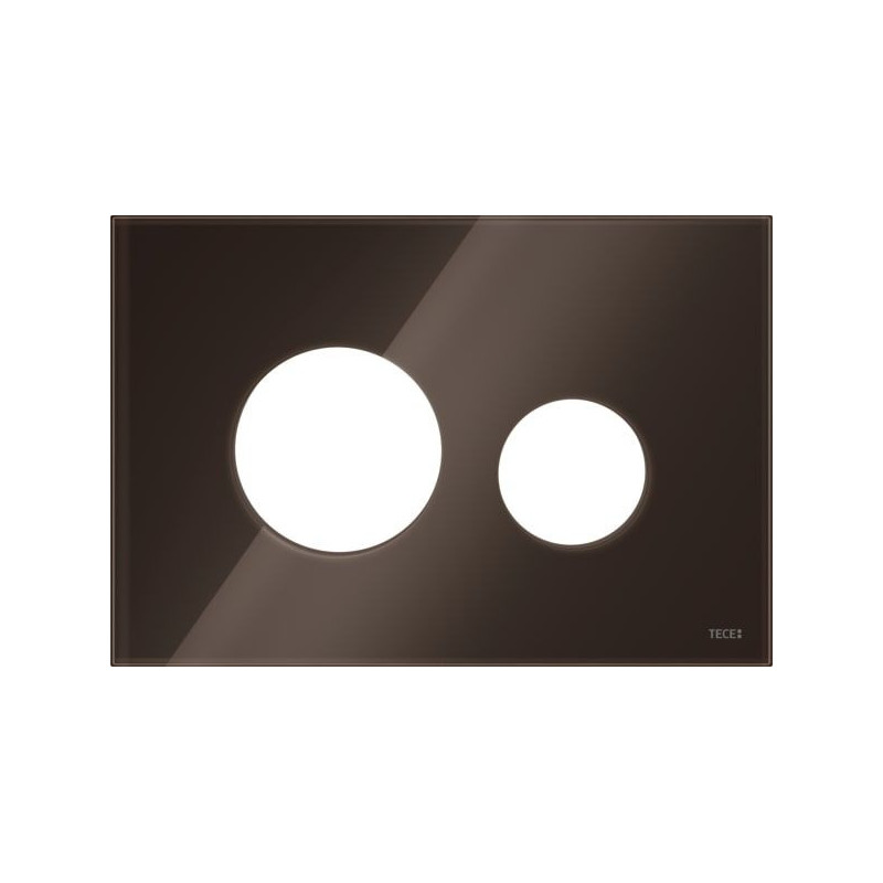 Obudowa Przycisku Spłukującego Loop Szkło Kawowy Brąz 9240678 Tece Obudowa Przycisku Spłukującego Loop Szkło Kawowy Brąz 9240678 Tece