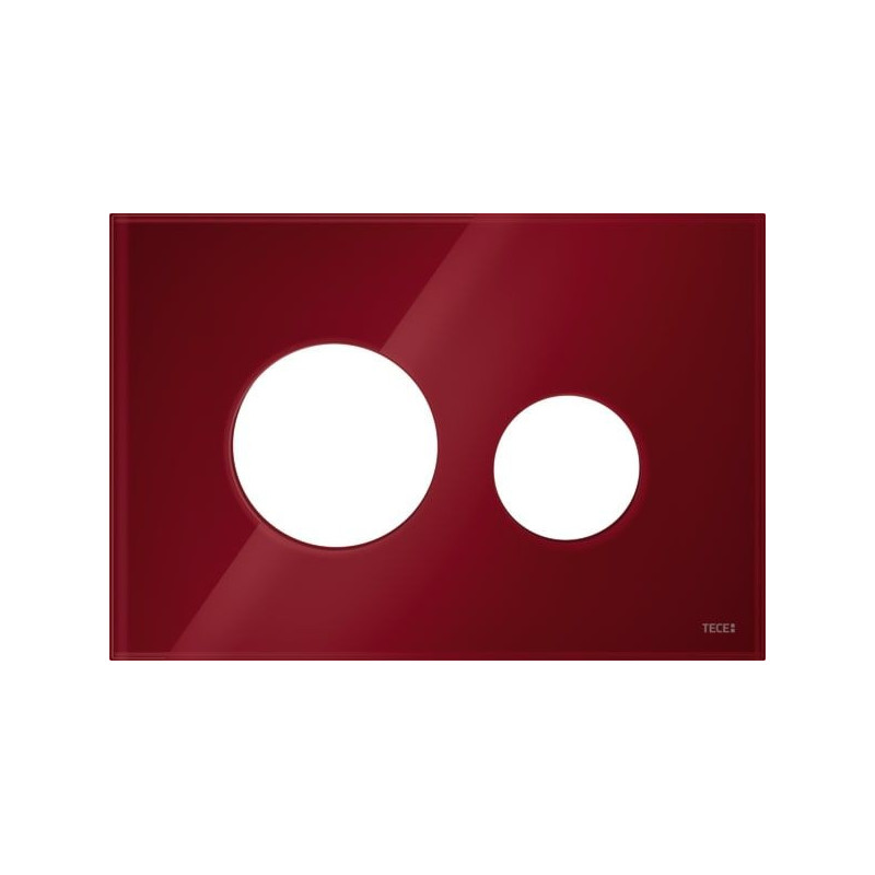Obudowa Przycisku Spłukującego Loop Szkło Rubinowa Czerwień 9240679 Tece Obudowa Przycisku Spłukującego Loop Szkło Rubinowa Czerwień 9240679 Tece