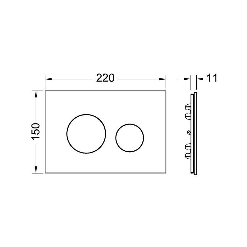 Obudowa Przycisku Spłukującego Loop Szkło Jasny Beż 9240617 Tece Obudowa Przycisku Spłukującego Loop Szkło Jasny Beż 9240617 Tece