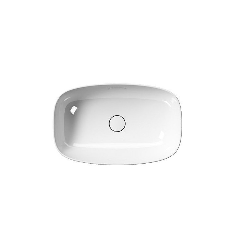 Umywalka Nablatowa Nubes 60x38 Bianco Lucido 978311 GSI Umywalka Nablatowa Nubes 60x38 Bianco Lucido 978311 GSI