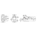 Bidet Wiszący Ona Biały A357685000 Roca Bidet Wiszący Ona Biały A357685000 Roca