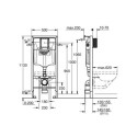 Stelaż WC Rapid SL Podtynkowy 38539001 Grohe Stelaż WC Rapid SL Podtynkowy 38539001 Grohe