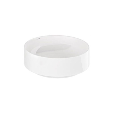 Umywalka Ceramiczna Nablatowa Okrągła 40X40 Resa Biały 58CW1043 Kludi