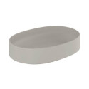 Umywalka Ceramiczna Nablatowa Owalna 60X40 Resa Jasny Szary Mat 58CW20O2 Kludi Umywalka Ceramiczna Nablatowa Owalna 60X40 Resa Jasny Szary Mat 58CW20O2 Kludi