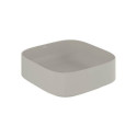 Umywalka Ceramiczna Nablatowa Kwadratowa 40X40 Resa Jasny Szary Mat 58CW30O2 Kludi Umywalka Ceramiczna Nablatowa Kwadratowa 40X40 Resa Jasny Szary Mat 58CW30O2 Kludi