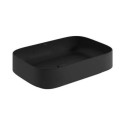 Umywalka Ceramiczna Nablatowa Prostokątna 60X4 Resa Czarny Mat 58CW4039 Kludi Umywalka Ceramiczna Nablatowa Prostokątna 60X4 Resa Czarny Mat 58CW4039 Kludi
