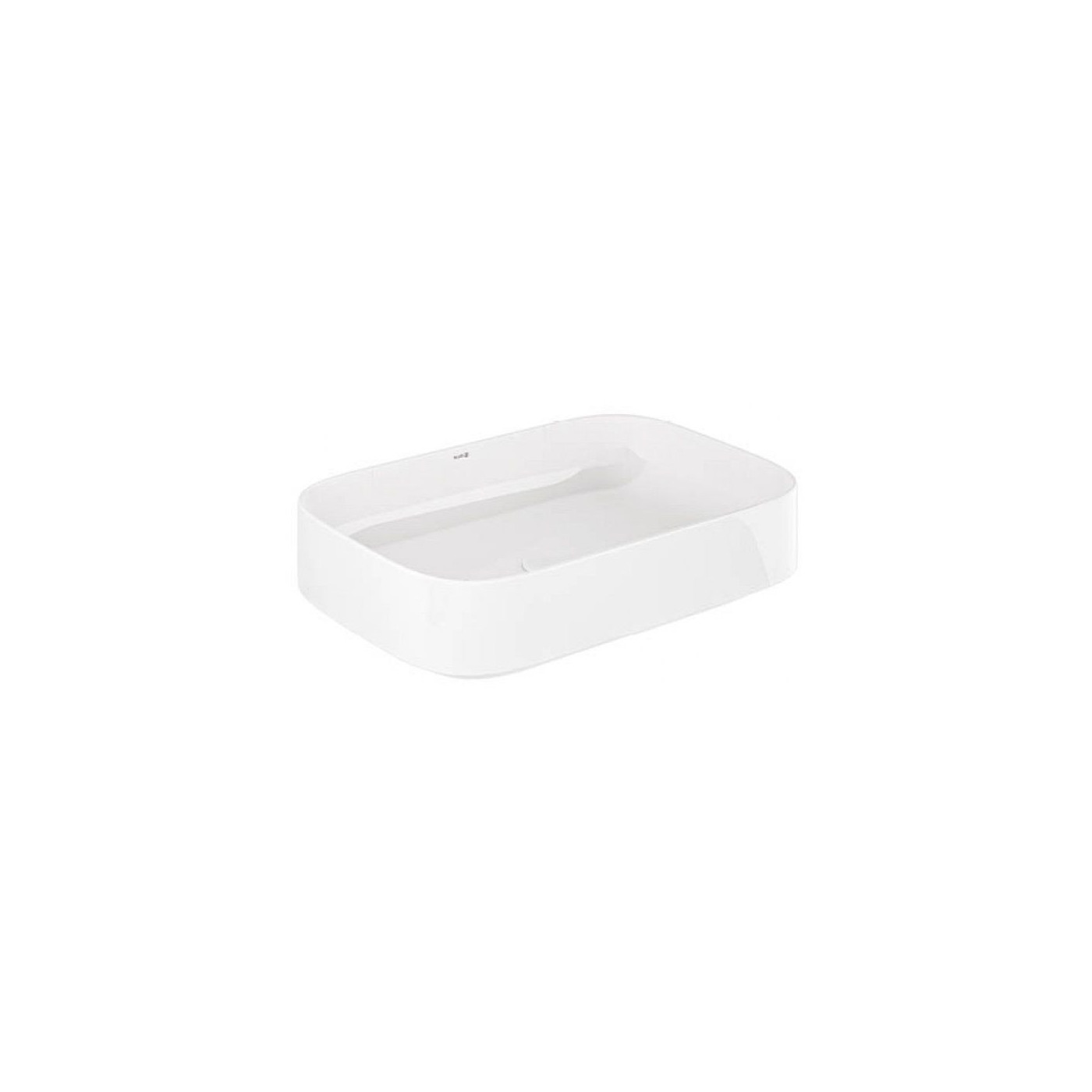 Umywalka Ceramiczna Nablatowa Prostokątna 60X40 Resa Biały 58CW4043 Kludi Umywalka Ceramiczna Nablatowa Prostokątna 60X40 Resa Biały 58CW4043 Kludi