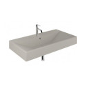 Umywalka Ceramiczna Podwieszana Prostokątna 101X50 Z Otworem Na Baterię Resa Jasny Szary Mat 59WW101O2 Kludi Umywalka Ceramiczna Podwieszana Prostokątna 101X50 Z Otworem Na Baterię Resa Jasny Szary Mat 59WW101O2 Kludi