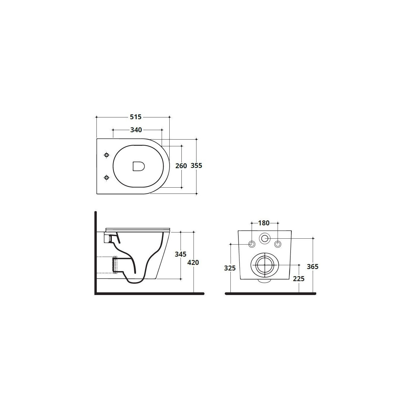 Zestaw Miska WC Wisząca Rimless Oceano.2 Z Deską Wolnoopadającą OC013+OC007S Althea Zestaw Miska WC Wisząca Rimless Oceano.2 Z Deską Wolnoopadającą OC013+OC007S Althea