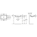 Umywalka Blatowa Gap Square 60x37 A3270Y8000 Roca Umywalka Blatowa Gap Square 60x37 A3270Y8000 Roca