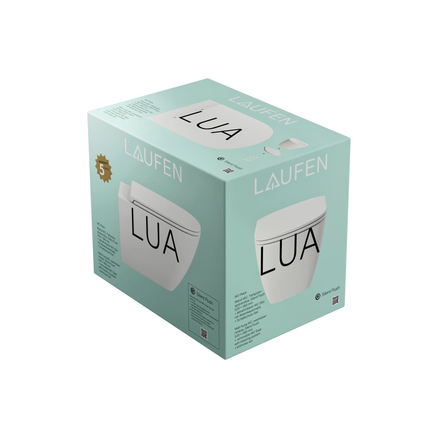 Zestaw Miska Podwieszana Lua Advanced Silent Flush 3w1 Z Deską Wolnoopadającą H8660820000001 Laufen Zestaw Miska Podwieszana Lua Advanced Silent Flush 3w1 Z Deską Wolnoopadającą H8660820000001 Laufen