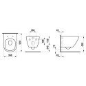 Zestaw Miska Podwieszana Lua Advanced Silent Flush 3w1 Z Deską Wolnoopadającą H8660820000001 Laufen Zestaw Miska Podwieszana Lua Advanced Silent Flush 3w1 Z Deską Wolnoopadającą H8660820000001 Laufen