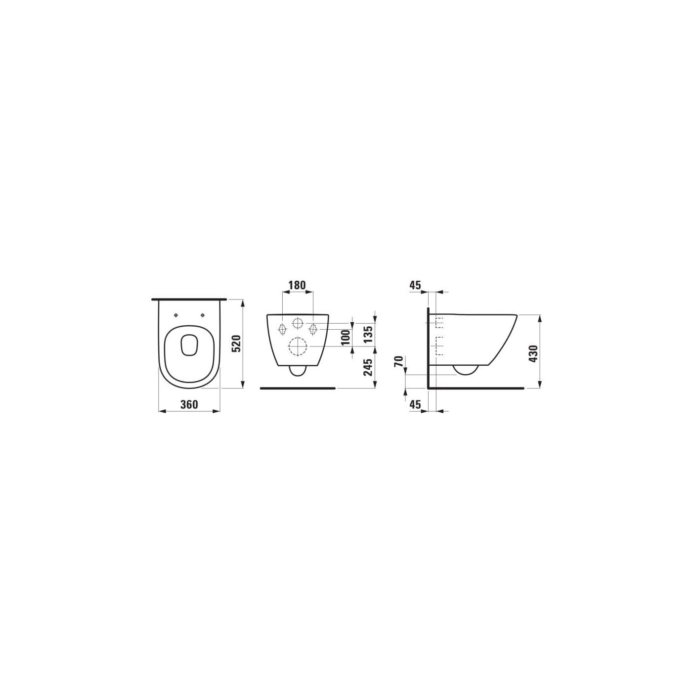 Zestaw Miska Podwieszana Lua Advanced Silent Flush 3w1 Z Deską Wolnoopadającą H8660820000001 Laufen Zestaw Miska Podwieszana Lua Advanced Silent Flush 3w1 Z Deską Wolnoopadającą H8660820000001 Laufen