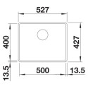 Zlewozmywak Kompozytowy Subline 500-F Czarny 525994 Blanco Zlewozmywak Kompozytowy Subline 500-F Czarny 525994 Blanco