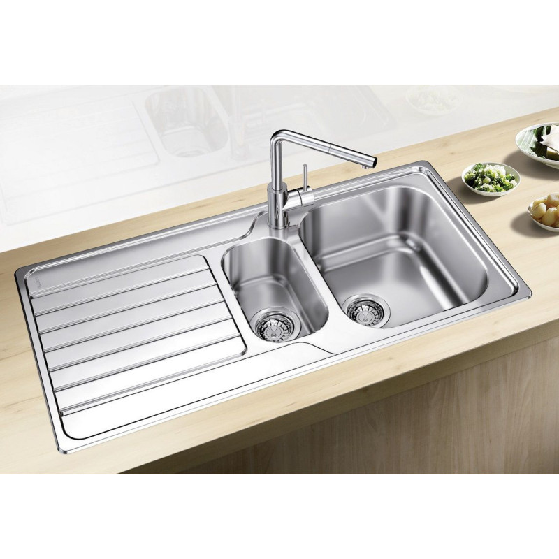 Zlewozmywak Stalowy Dinas 6 Stal 523375 Blanco Zlewozmywak Stalowy Dinas 6 Stal 523375 Blanco