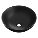 Umywalka Nablatowa 40 cm Okrągła Luqa Czarny Mat CEAC.6401.400.BLM Excellent Umywalka Nablatowa 40 cm Okrągła Luqa Czarny Mat CEAC.6401.400.BLM Excellent