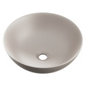 Umywalka Nablatowa 40 cm Okrągła Luqa Cappucino Mat CEAC.6401.400.CAM Excellent Umywalka Nablatowa 40 cm Okrągła Luqa Cappucino Mat CEAC.6401.400.CAM Excellent