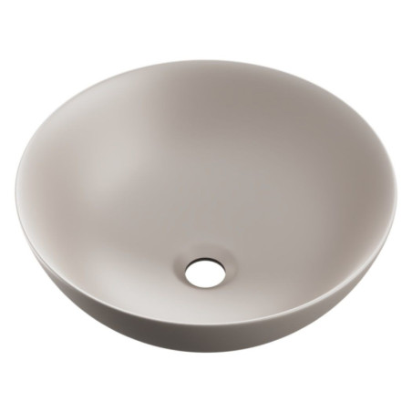 Umywalka Nablatowa 40 cm Okrągła Luqa Cappucino Mat CEAC.6401.400.CAM Excellent