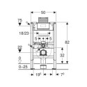 Stelaż Podtynkowy Ze Spłuczką Do Misek WC Duofix Omega 111.003.00.2 Geberit Stelaż Podtynkowy Ze Spłuczką Do Misek WC Duofix Omega 111.003.00.2 Geberit