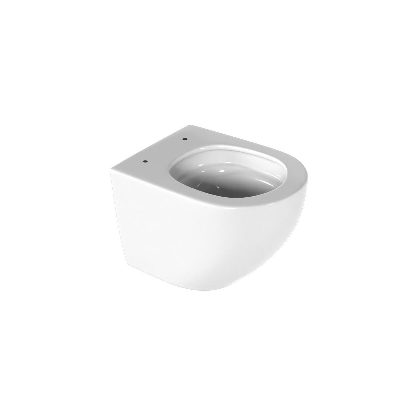 Miska WC 48 cm Wisząca Bezrantowa Z Systemem Spłukiwania Spin 360 Luqa Biały Połysk CEAC.6403.480.WH Excellent Miska WC 48 cm Wisząca Bezrantowa Z Systemem Spłukiwania Spin 360 Luqa Biały Połysk CEAC.6403.480.WH Excellent
