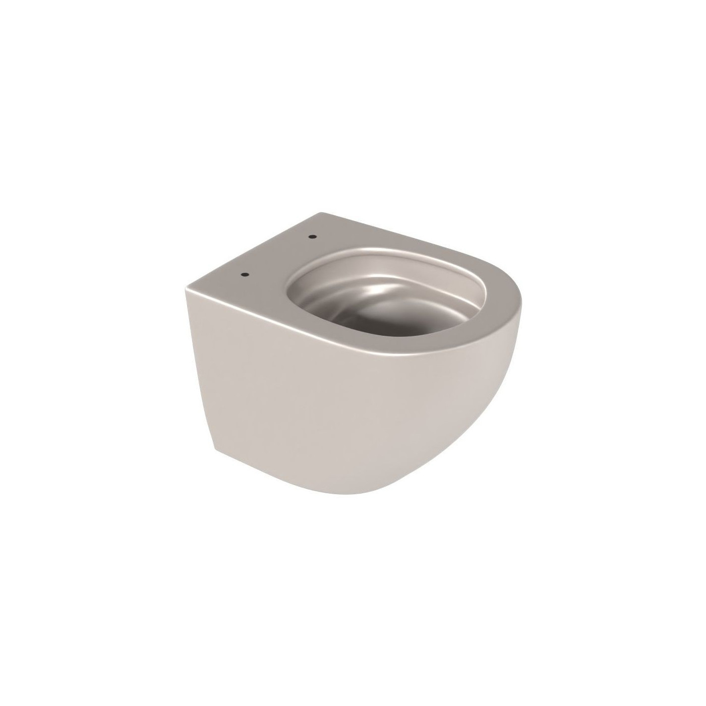 Miska WC 48 cm Wisząca Bezrantowa Z Systemem Spłukiwania Spin 360 Luqa Cappucino Mat CEAC.6403.480.CAM Excellent Miska WC 48 cm Wisząca Bezrantowa Z Systemem Spłukiwania Spin 360 Luqa Cappucino Mat CEAC.6403.480.CAM Excellent