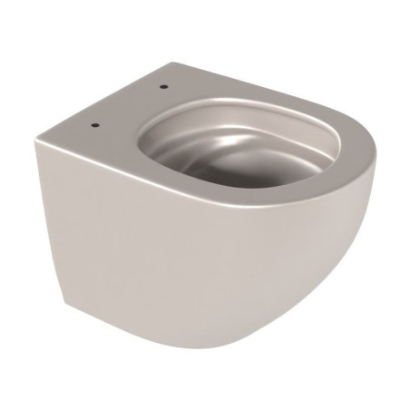 Miska WC 48 cm Wisząca Bezrantowa Z Systemem Spłukiwania Spin 360 Luqa Cappucino Mat CEAC.6403.480.CAM Excellent