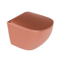 Deska Sedesowa Wolnoopadająca Luqa Terracotta Mat CEAC.6405.480.TEM Excellent Deska Sedesowa Wolnoopadająca Luqa Terracotta Mat CEAC.6405.480.TEM Excellent