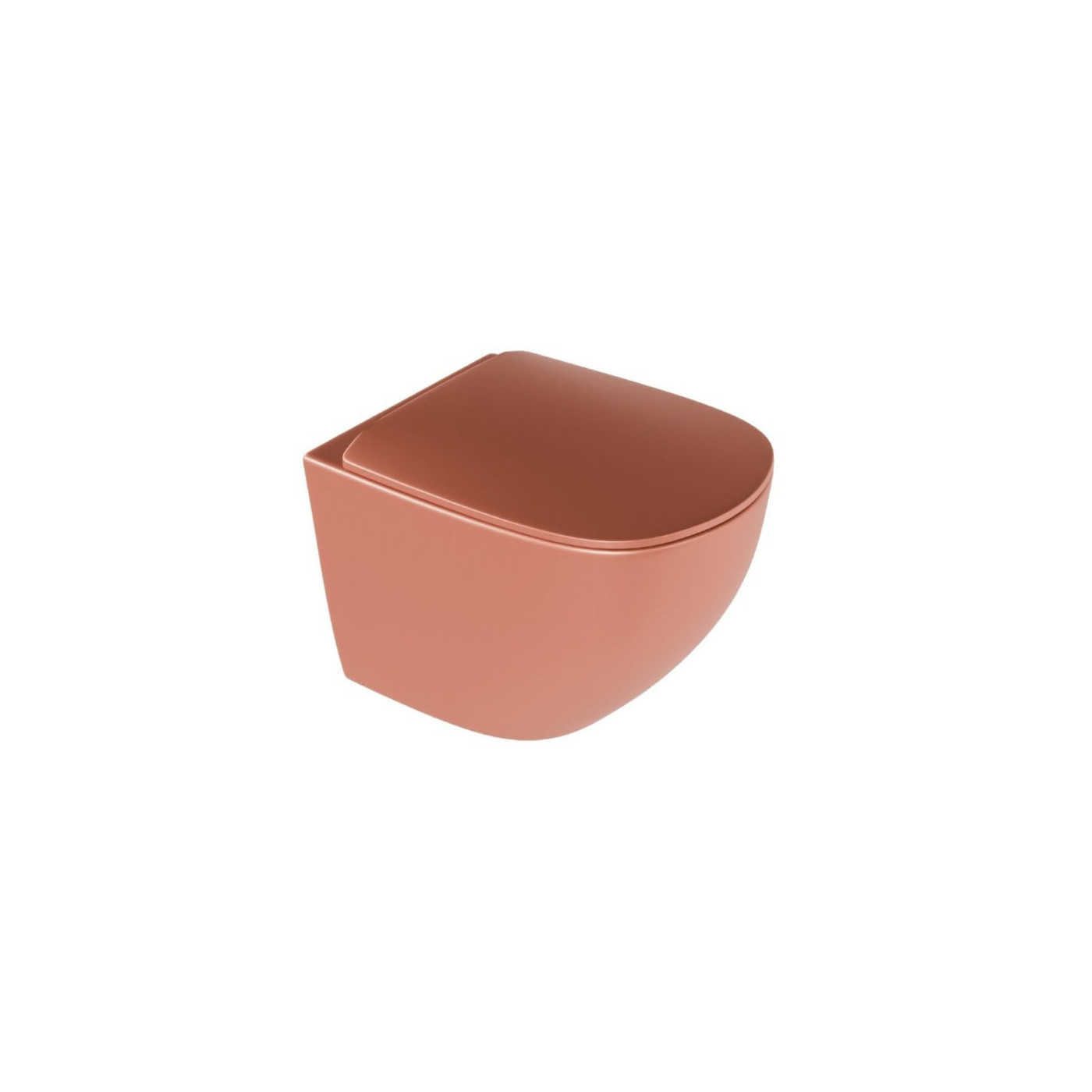 Deska Sedesowa Wolnoopadająca Luqa Terracotta Mat CEAC.6405.480.TEM Excellent Deska Sedesowa Wolnoopadająca Luqa Terracotta Mat CEAC.6405.480.TEM Excellent