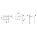 Umywalka Ścienna 500x460 mm Kartell Biały H8163320001041 Laufen Umywalka Ścienna 500x460 mm Kartell Biały H8163320001041 Laufen