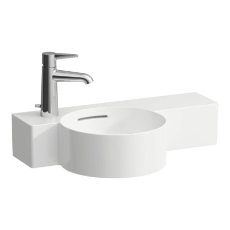 Umywalka Ścienna 550x315 mm Z Otworem Na Baterię Po Lewej Stronie Val Biały H8152830001051 Laufen